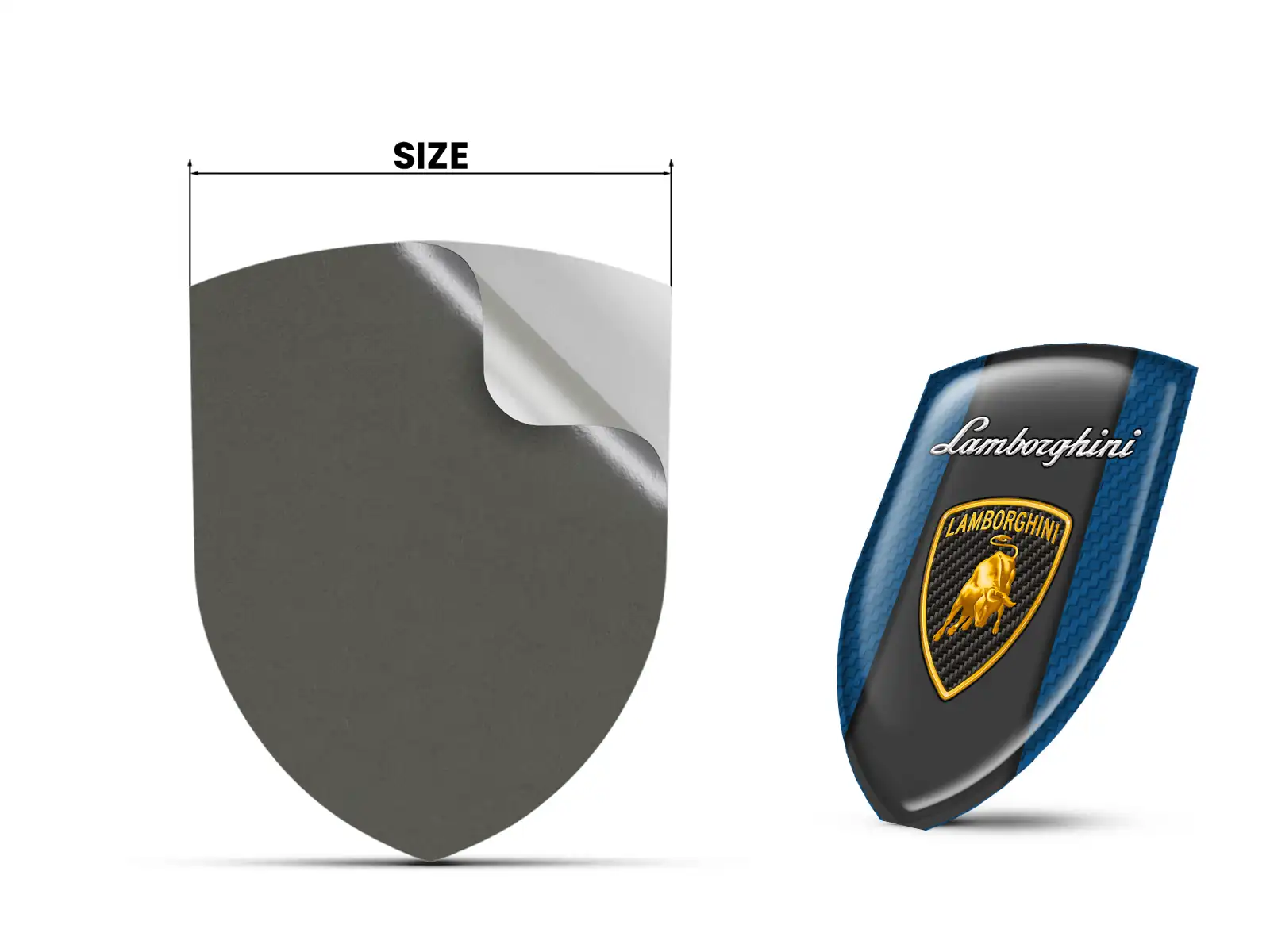 Lamborghini Heckscheibensticker Stil Racing Anpassbar